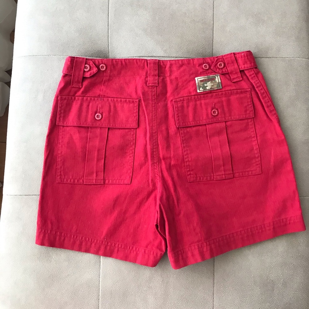 NWOT Ralph Lauren red shorts size 2 button closure - Picture 2 of 4